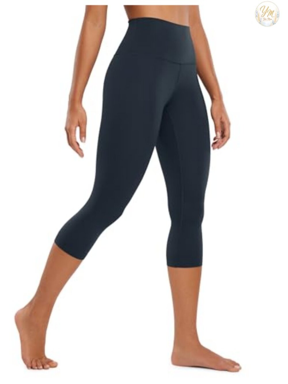 High Rise Butterluxe Capri Leggings 19" Seamless Yoga Lounge